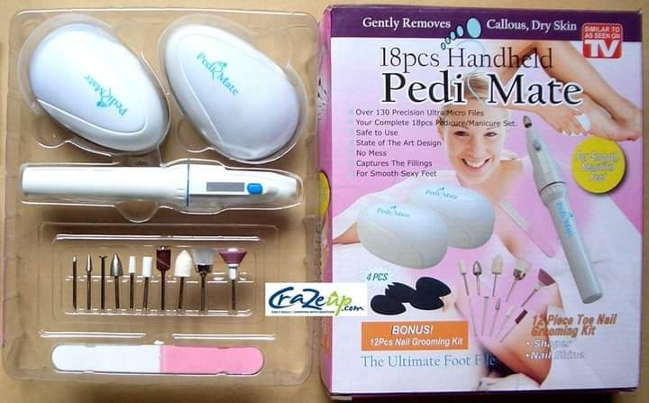 18 Pcs Handheld Pedi Mate